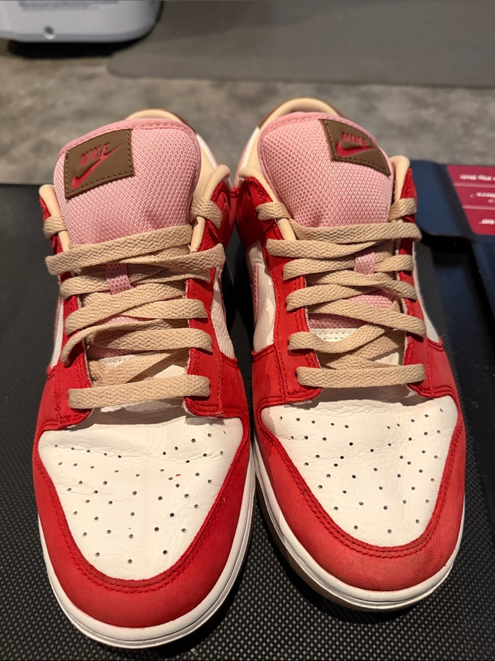 Nike Women’s Low-Top Sneakers - Red, Pink & Cream